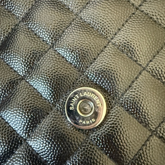 Saint Laurent Envelope Bag - Small, Black - Picture 9 of 11